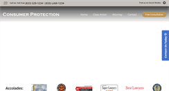 Desktop Screenshot of consumerprotection.com