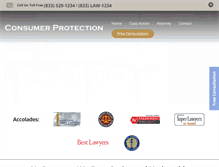 Tablet Screenshot of consumerprotection.com